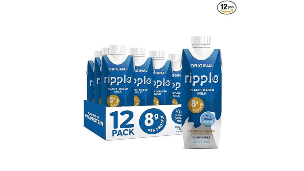 ripple 12 pack plant milk