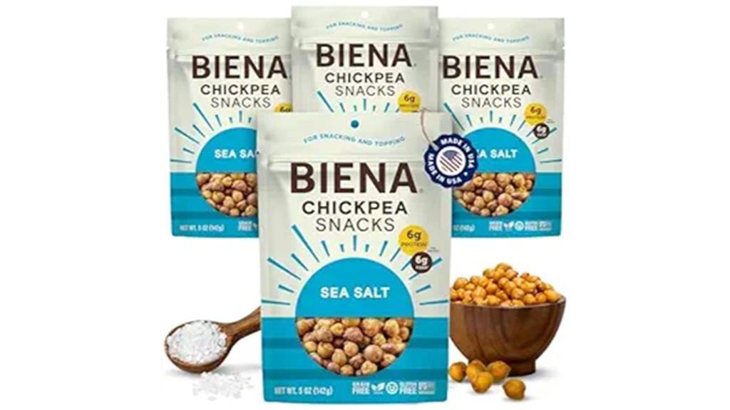 roasted sea salt chickpeas