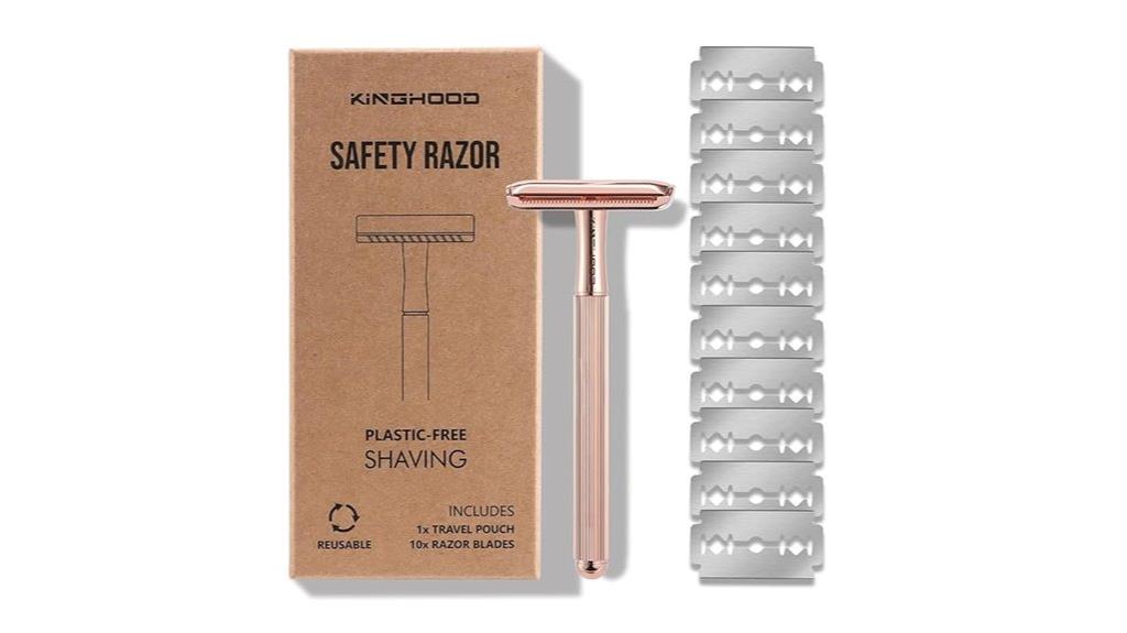 rose gold razor set