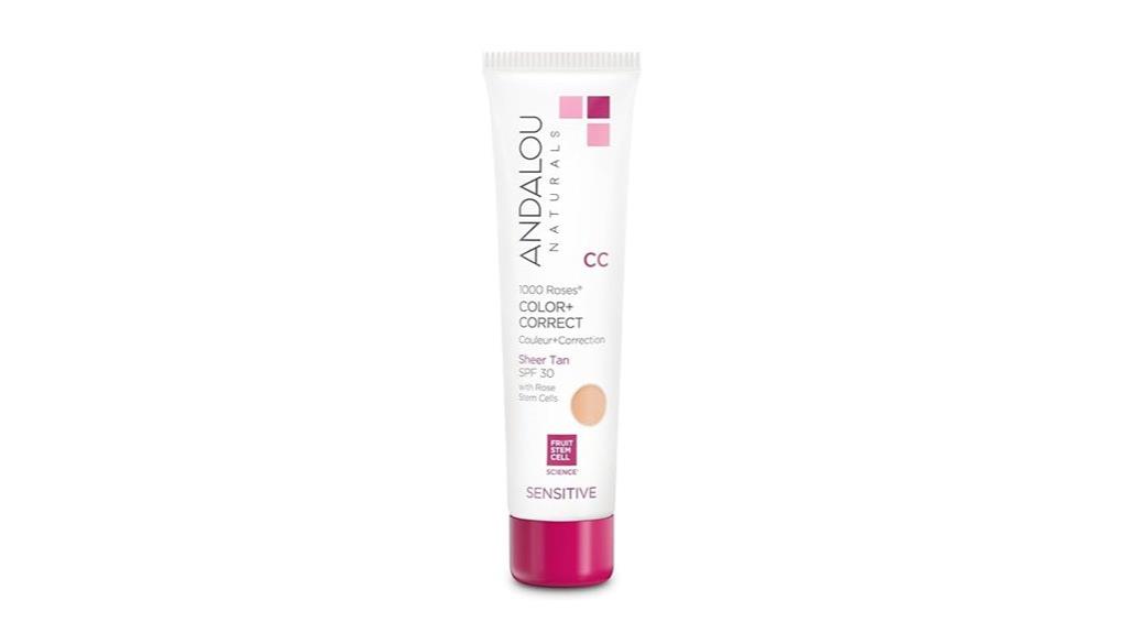 rose scented spf moisturizer