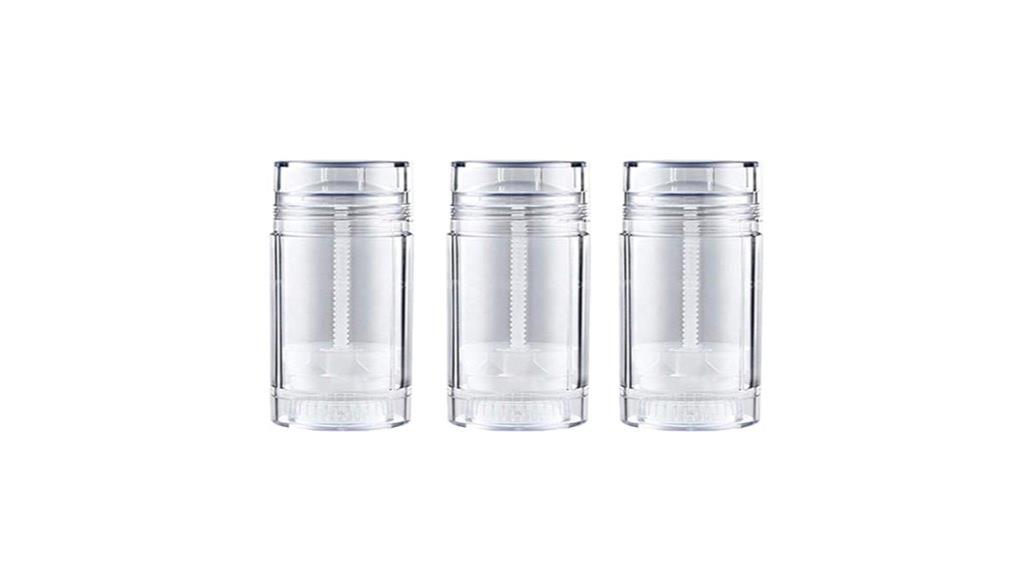 round bottom deodorant containers