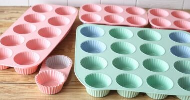 safe silicone muffin pans