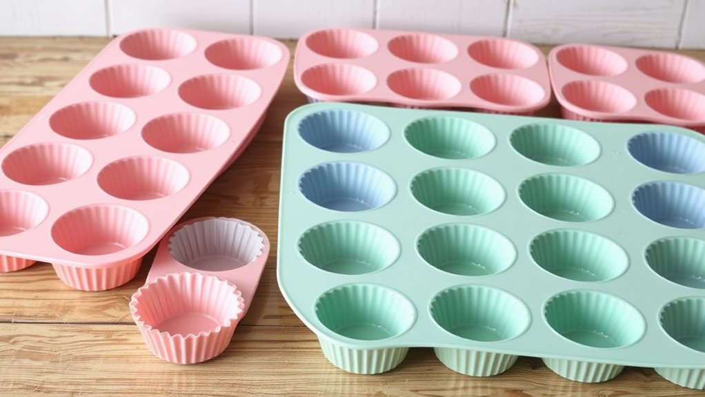 safe silicone muffin pans