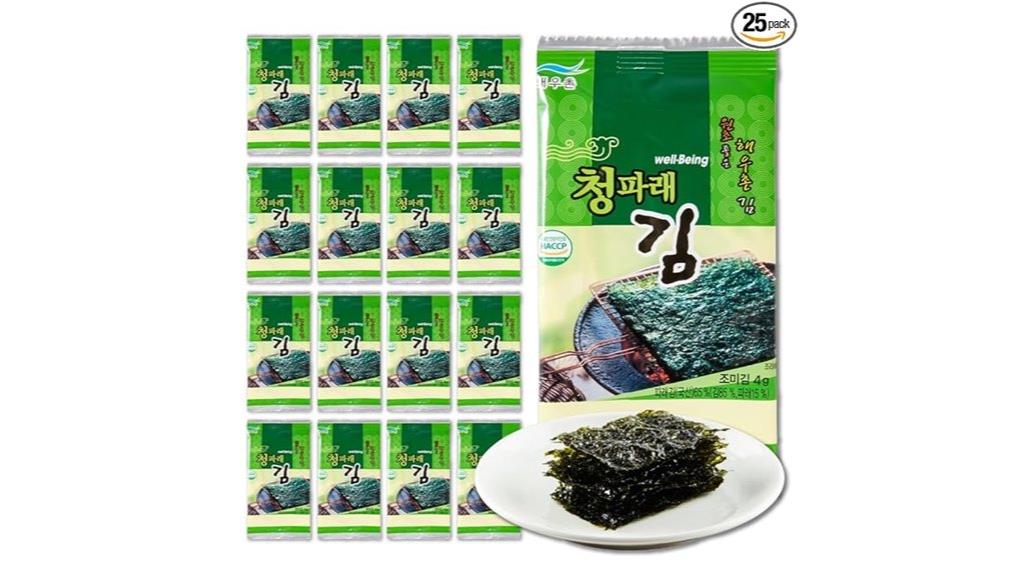 seaweed snack 25 sheets
