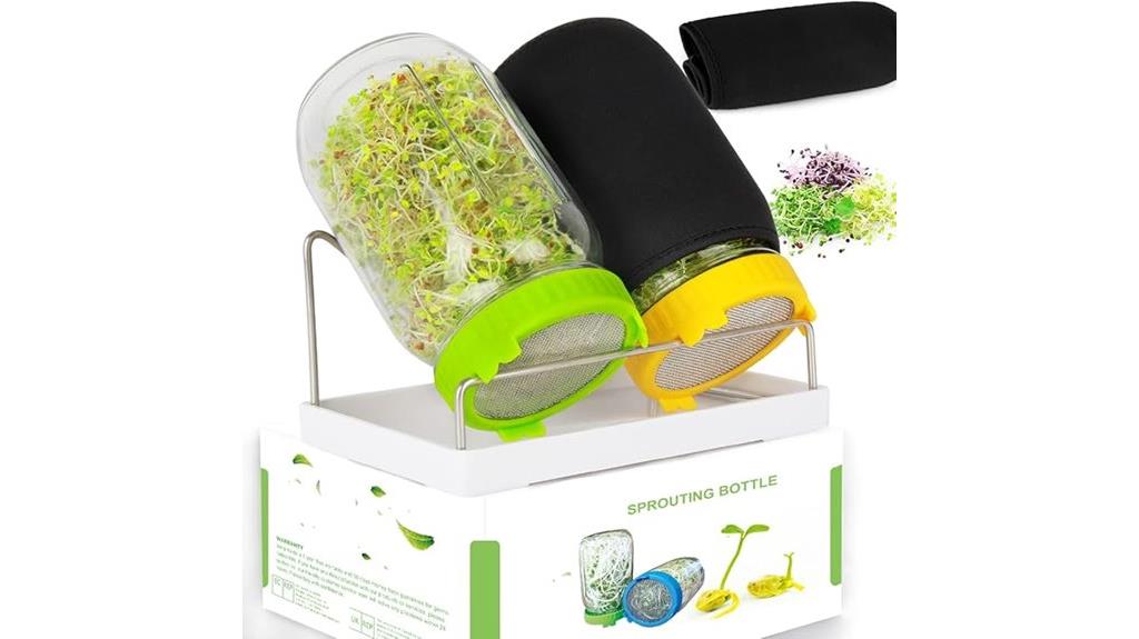seed sprouting jars kit