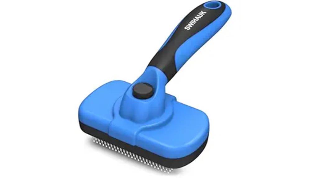 self cleaning pet grooming brush
