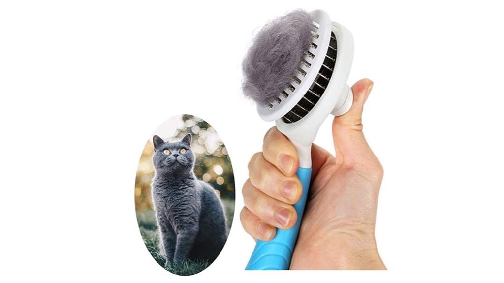 self cleaning pet grooming brush