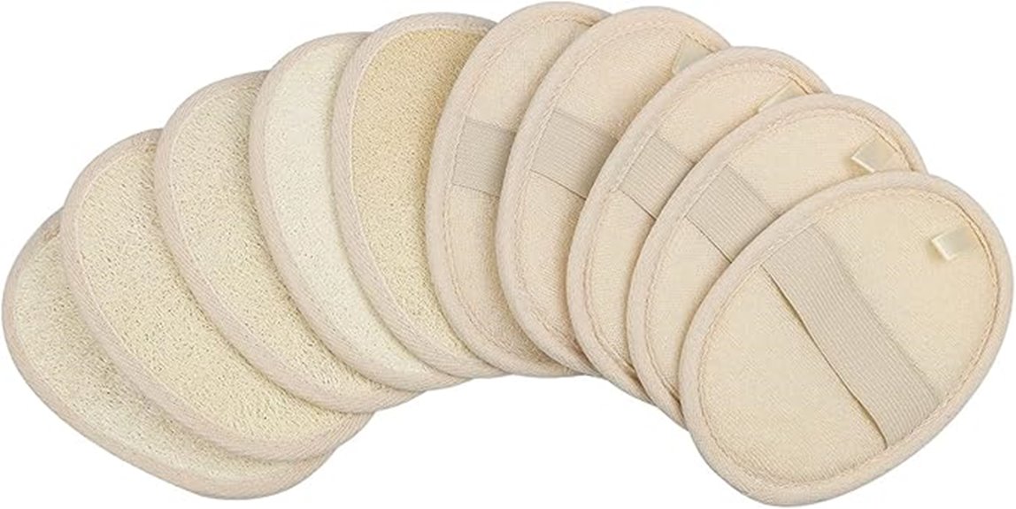 set of ten exfoliating sponges
