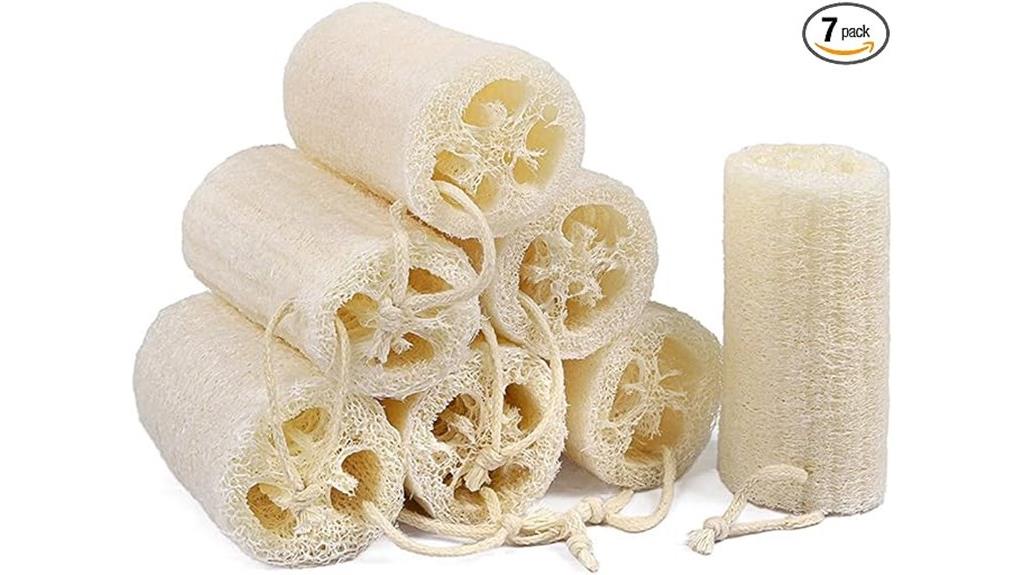 seven pack loofah sponges