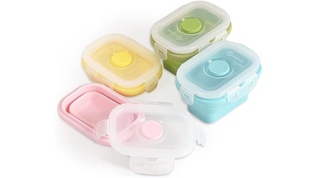 silicone collapsible four pack