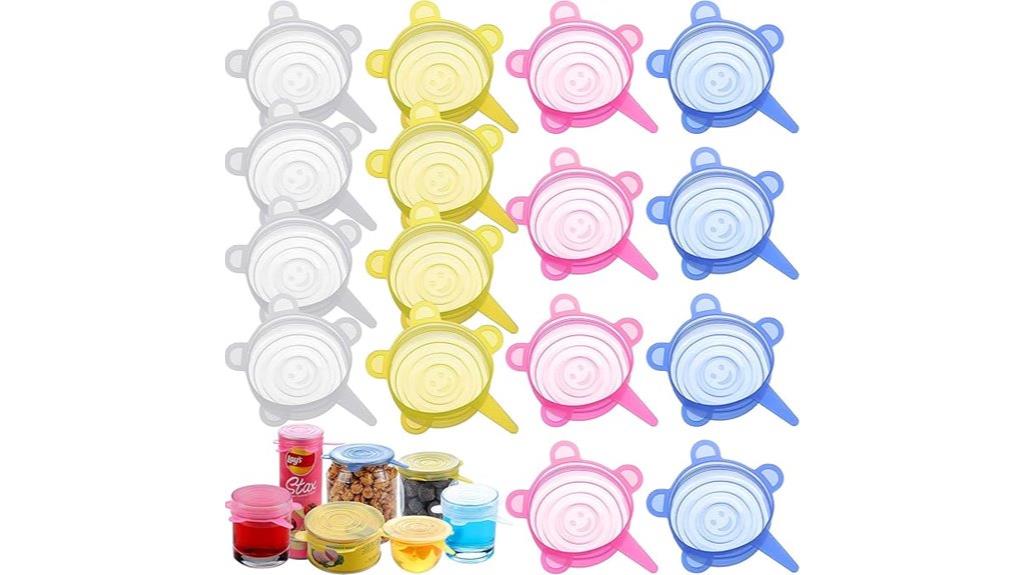 silicone food cover set