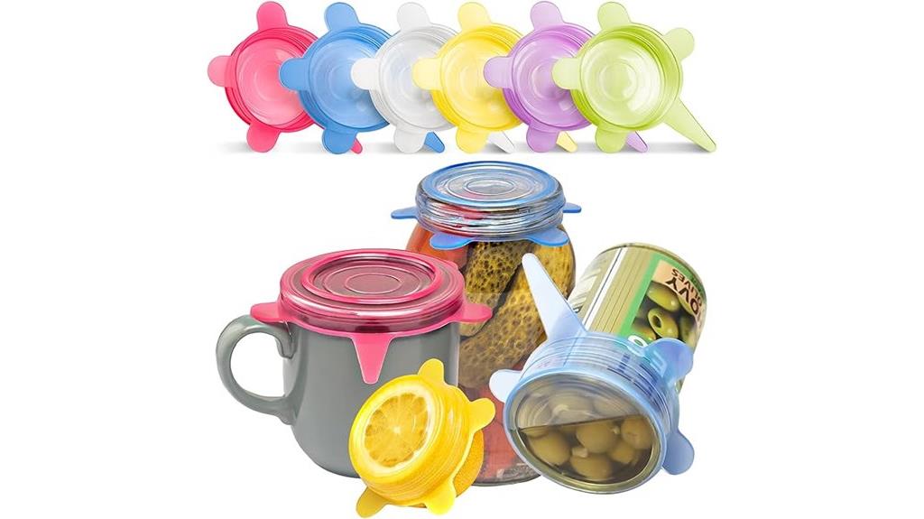 silicone lids food storage