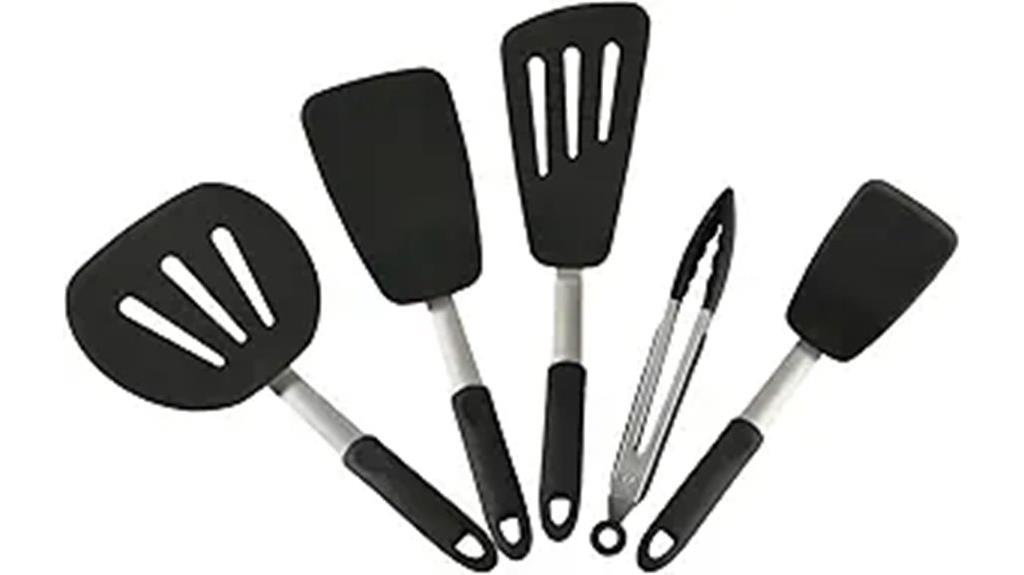 silicone spatula set