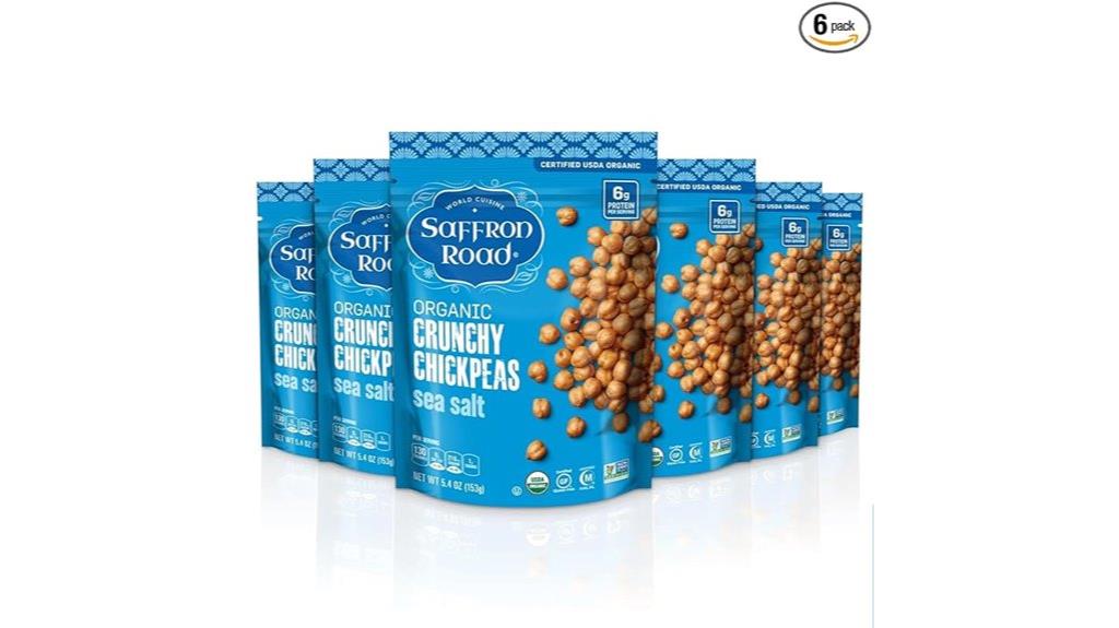 six pack roasted chickpeas
