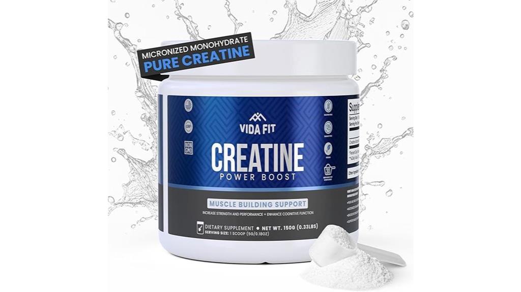 small micronized creatine powder