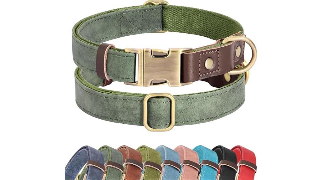 soft pu leather collar
