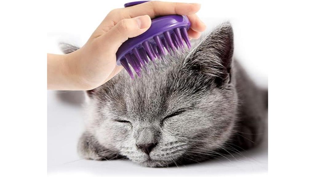 soft rubber pin brush