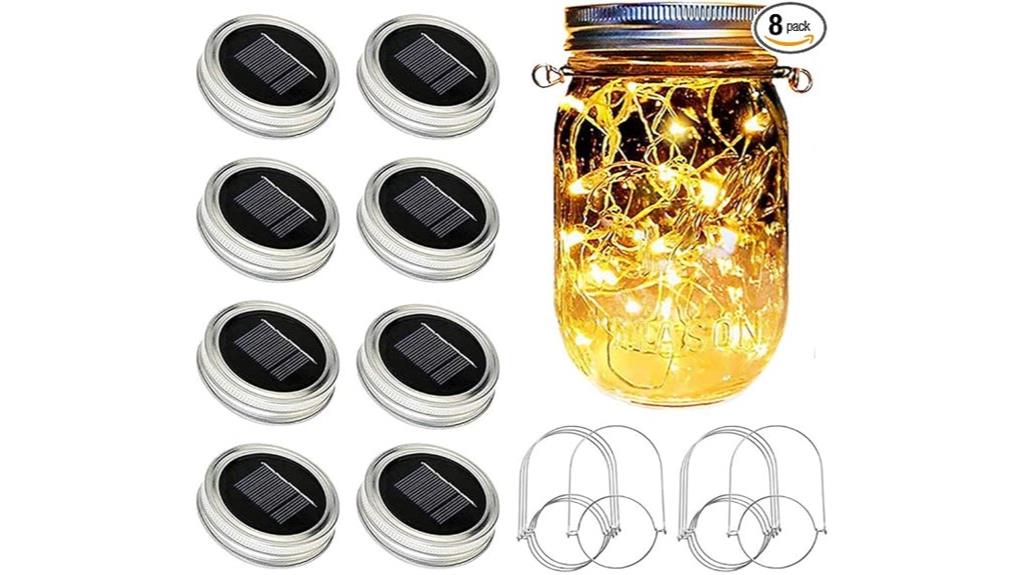 solar fairy jar lights