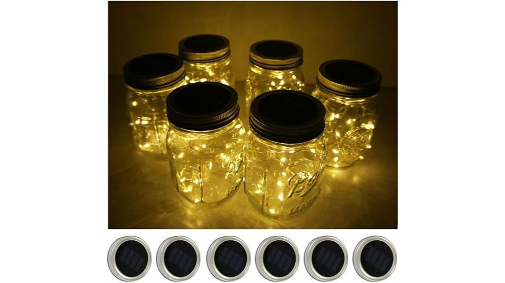 solar jar lid lights