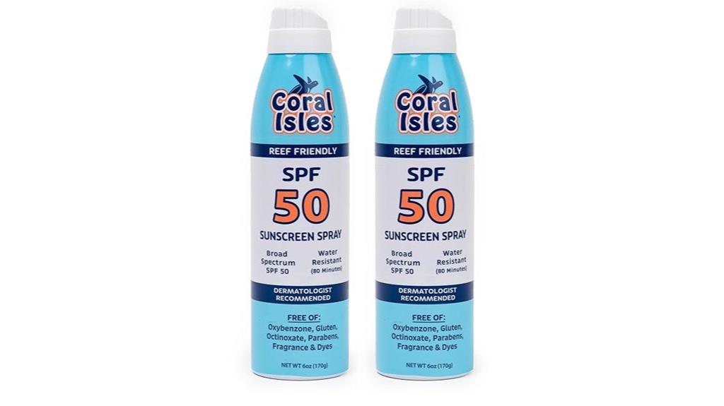 spf 50 spray pack