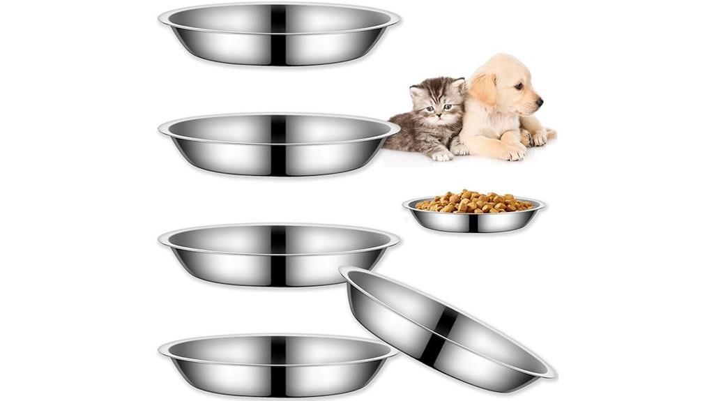 stainless steel indoor cat bowls
