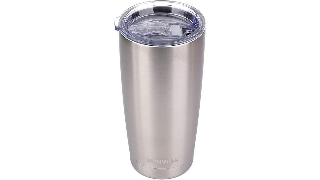 stainless steel travel tumbler