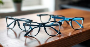stylish blue light glasses