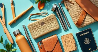 stylish sustainable travel accessories