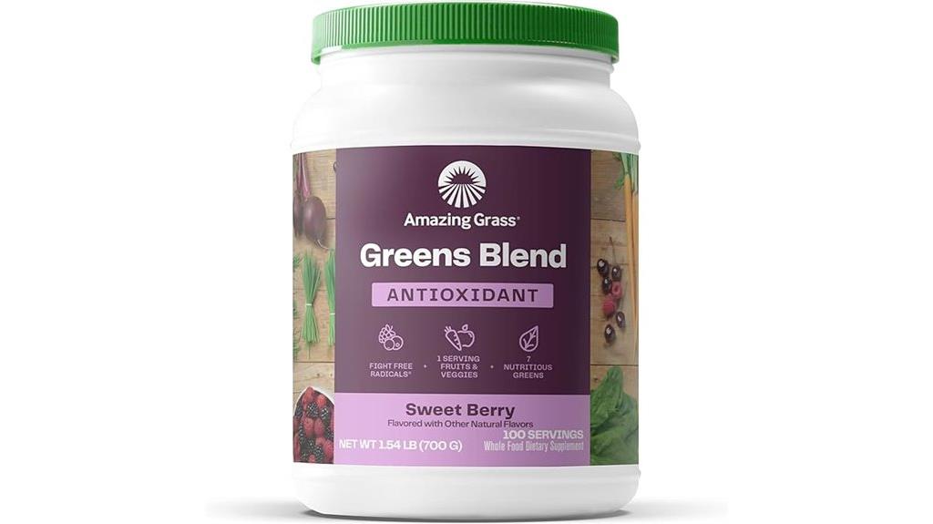 superfood green powder supplement