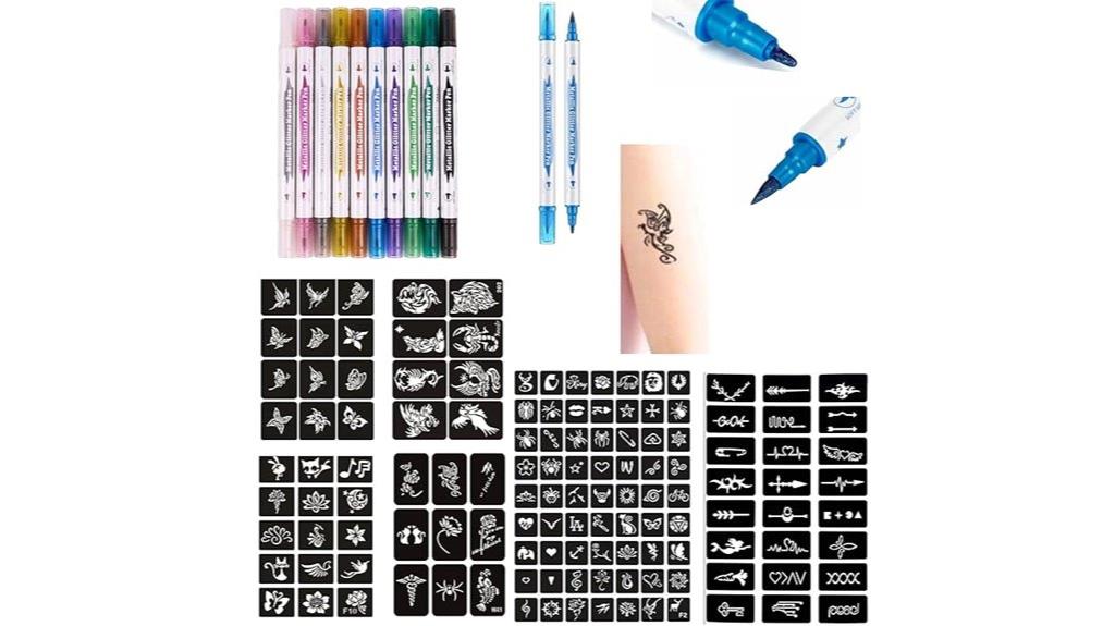 temporary tattoo kit