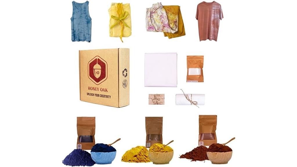 three color fabric dye