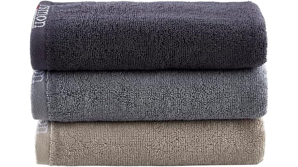 three pack cotton towels