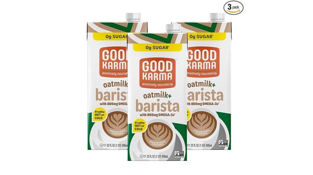 three pack unsweetened oatmilk