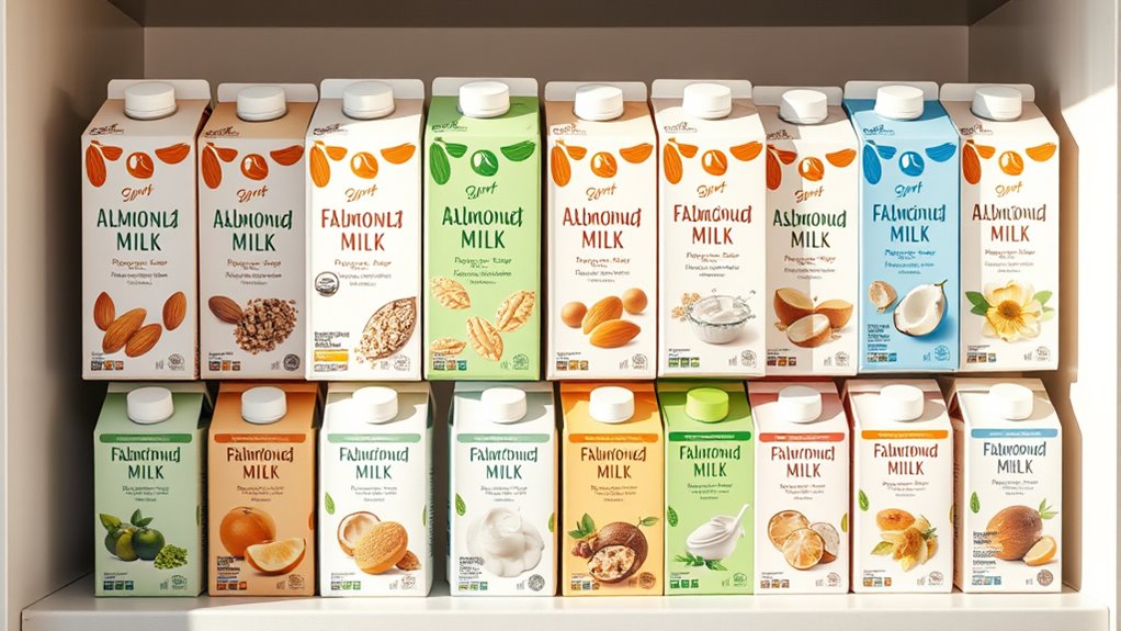 top shelf plant milk packs