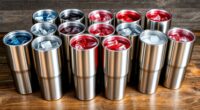 top stainless steel tumblers
