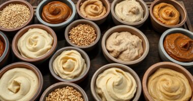 top stone ground tahini pastes