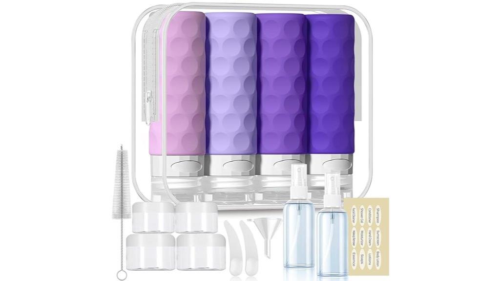 travel bottle set
