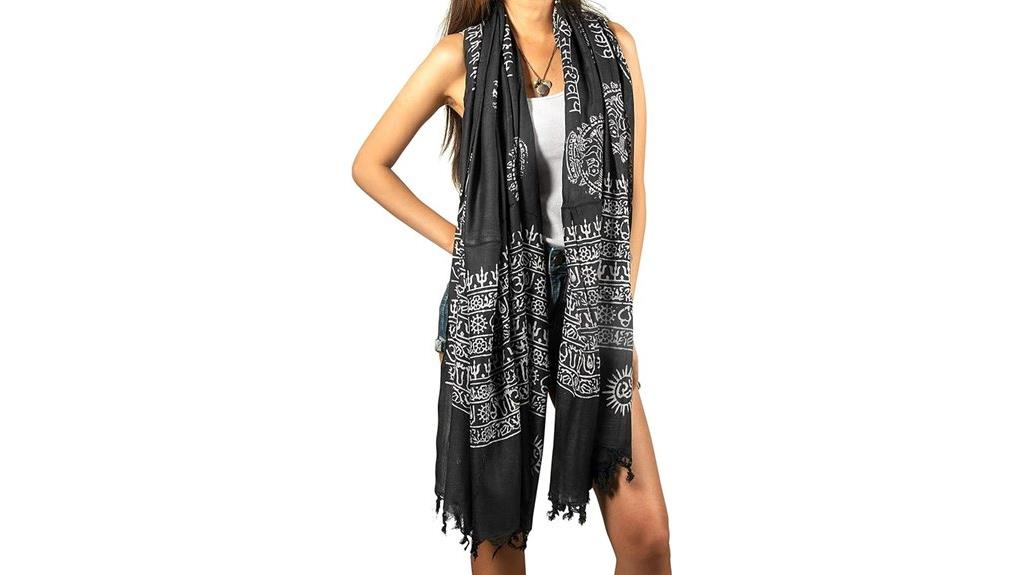 tribe azure cotton scarf