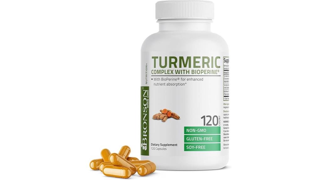 turmeric curcumin capsules 120