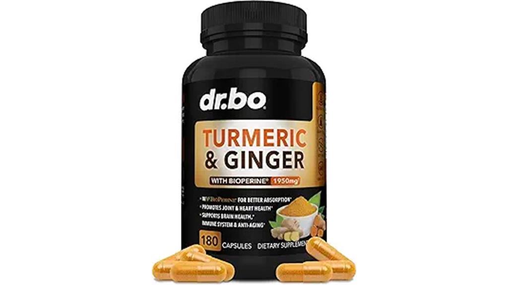 turmeric with bioperine ginger