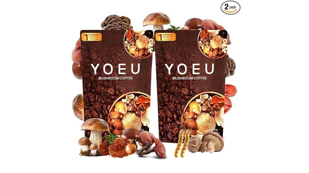 two pack mushroom coffee