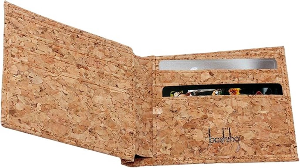 two piece cork wallet set