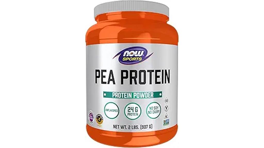 unflavored pea protein powder