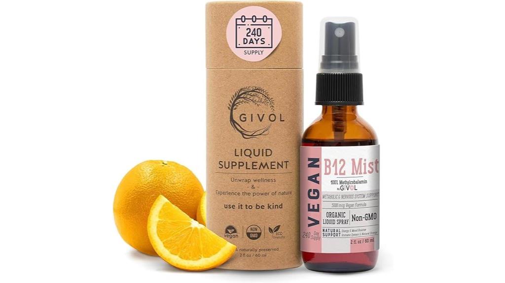 vegan b12 liquid supplement