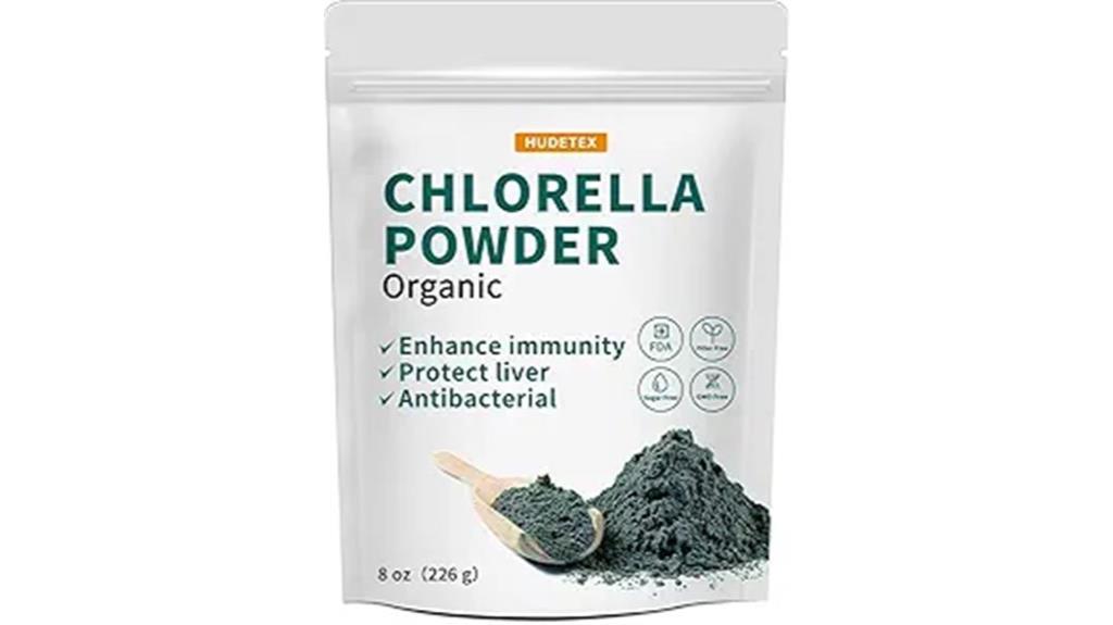 vegan chlorella powder supplement