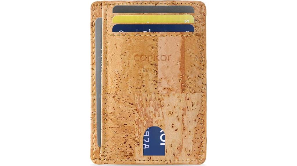vegan cork men s wallet