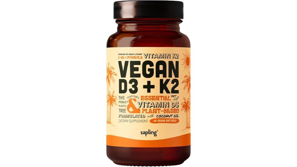 vegan d3 k2 softgels