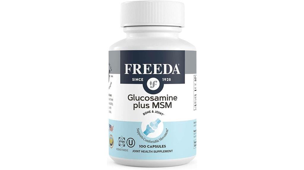 vegan glucosamine msm capsules