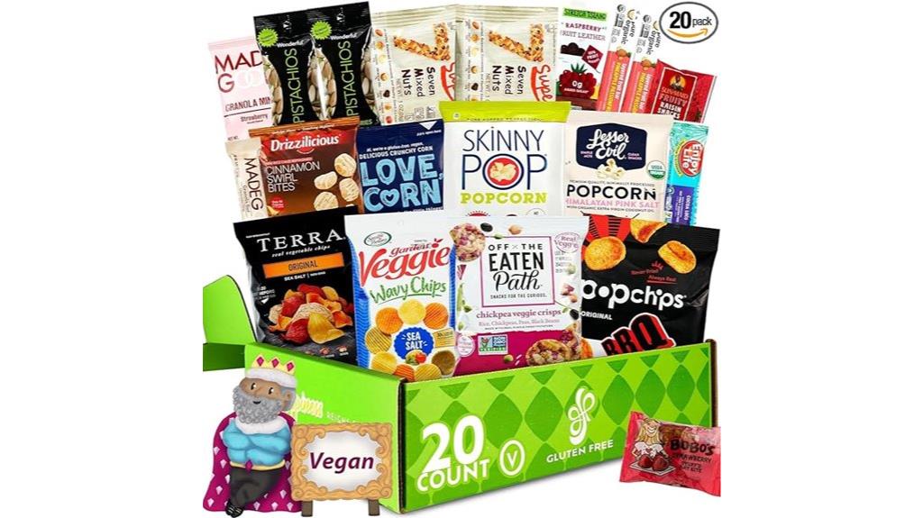 vegan gluten free snack pack