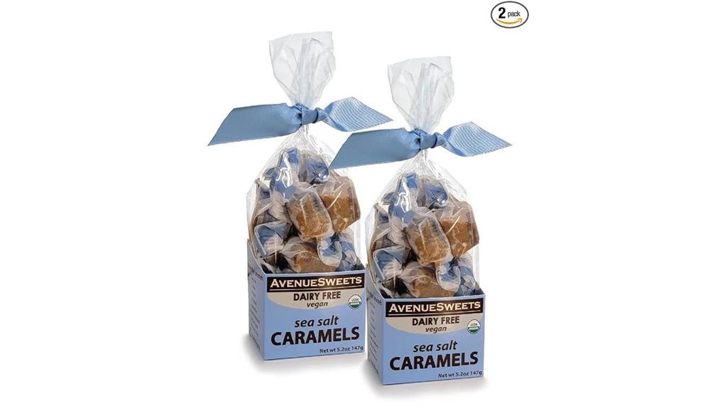 vegan handcrafted caramel pack